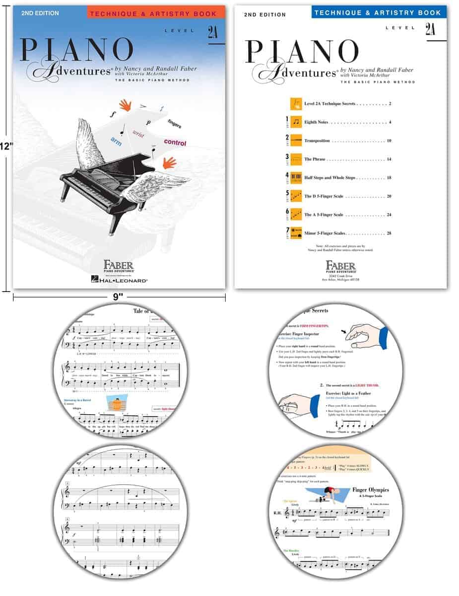 Set de Biblioteca de Aprendizaje Piano Adventures Nivel 2A - Imagen 5