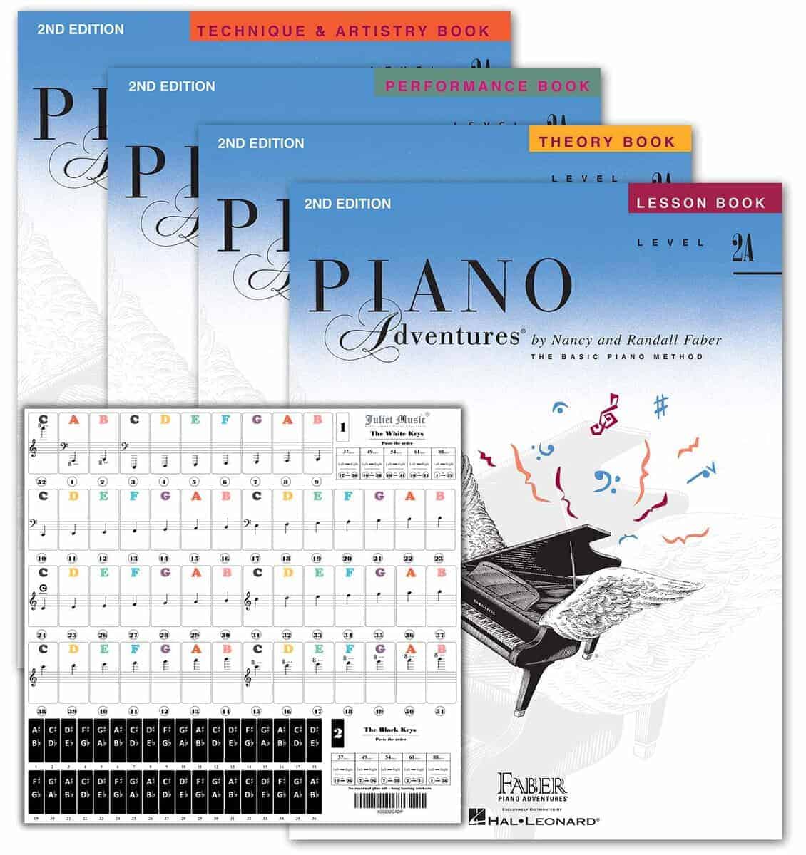 Set de Biblioteca de Aprendizaje Piano Adventures Nivel 2A