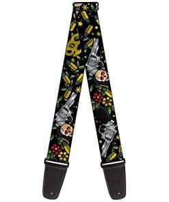 Correa para guitarra Buckle-Down Born to Raise Hell Close