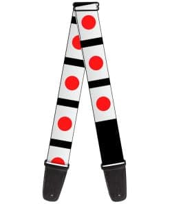 Correa para guitarra Buckle-Down Japón Bandera 2 pulgadas