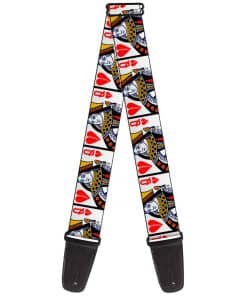 Correa de guitarra Buckle-Down Reina de Corazones Rotos de