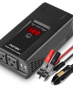 Inversor de corriente Potek 500w DC 12V a AC 110V Adaptador