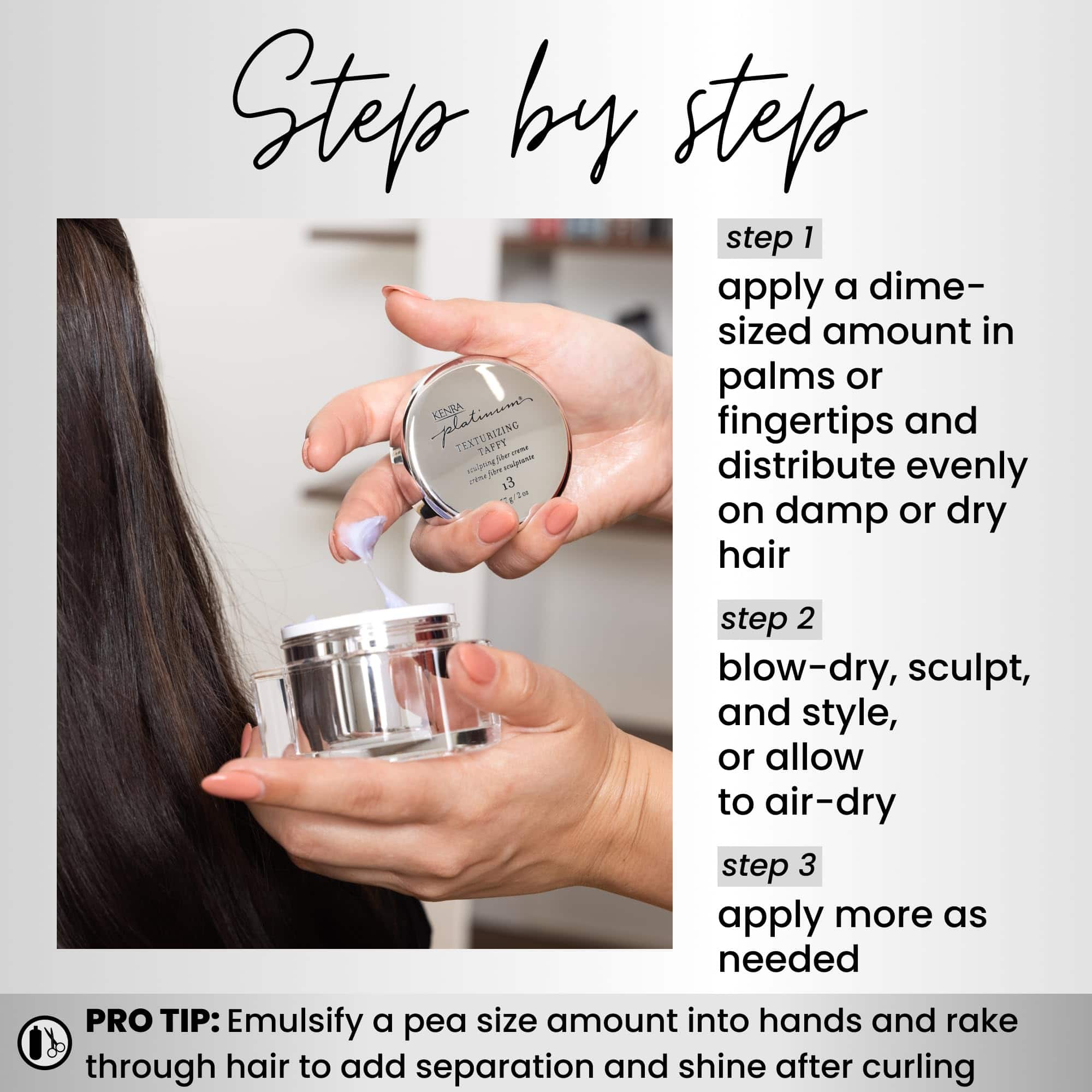 Kenra Platinum Texturizing Taffy 13 | Crema de Fibra - Imagen 5