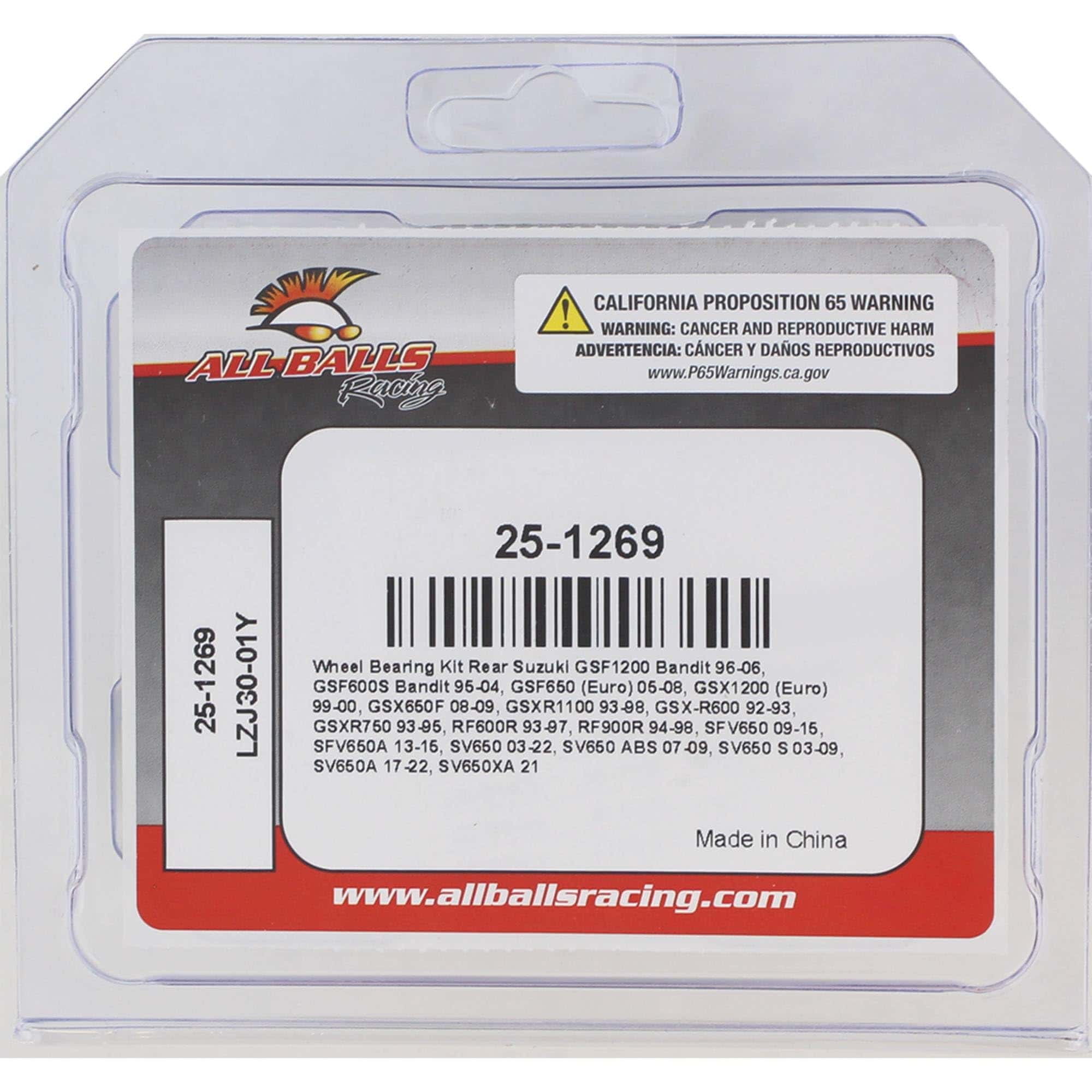 Kit de rodamientos de rueda trasera All -Rojo - Imagen 5