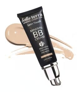 Bellaterra Cosmetics BB Cream - Base de maquillaje mineral,