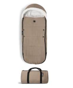 Saco de Pies BABYZEN YOYO, Color Taupe - Forro de Sherpa y
