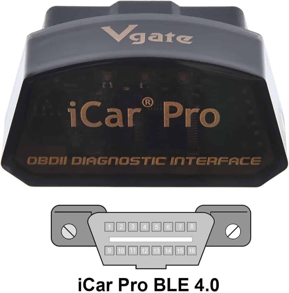 Vgate iCar Pro Bluetooth 4.0 (BLE) OBD2 Lector de códigos - Imagen 3