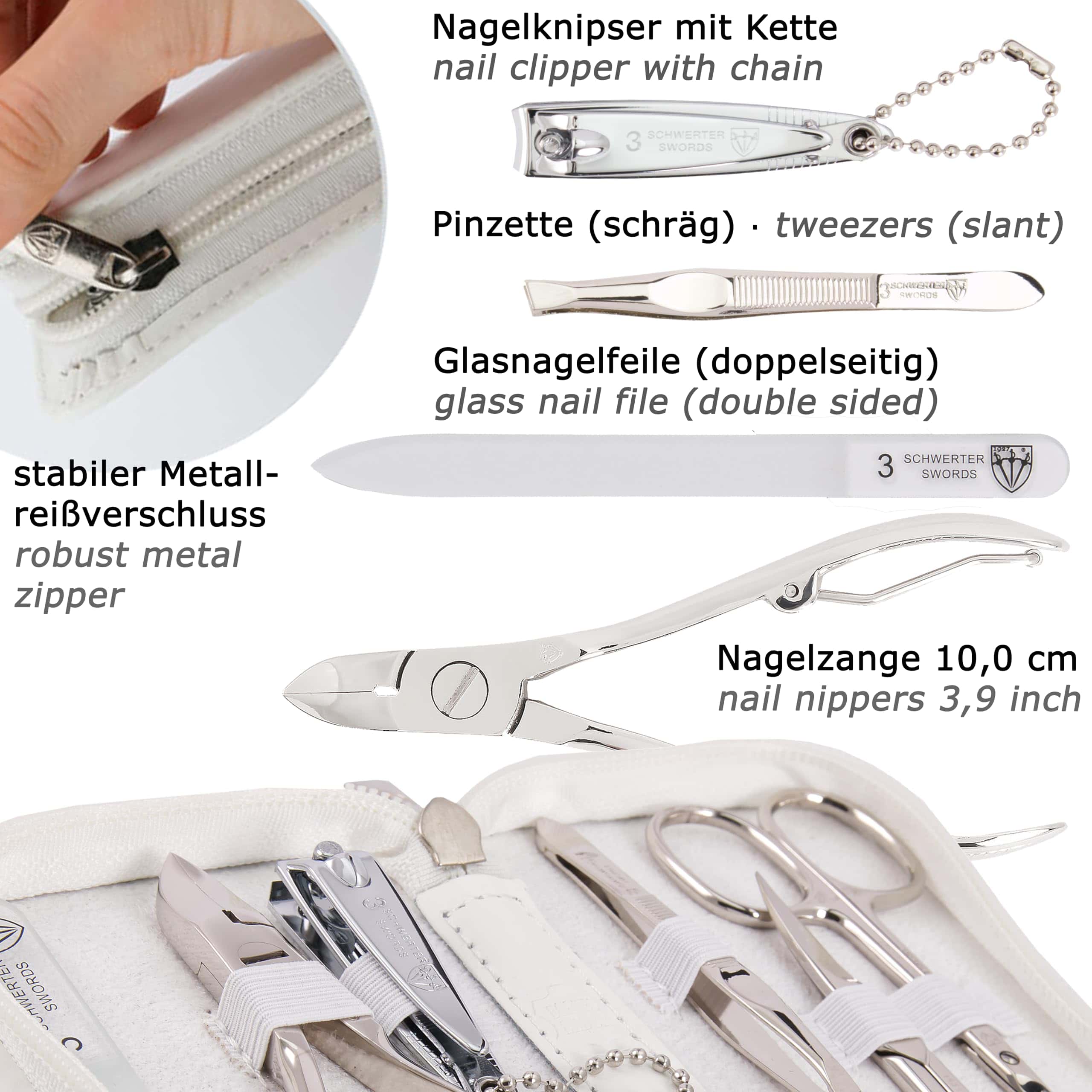 Kit de manicura y pedicura de 6 piezas de calidad de marca - Imagen 4