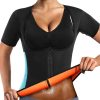 Chaleco de sauna para mujer con mangas DoLoveY -Negro