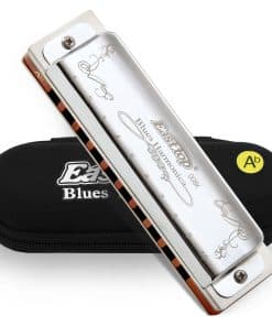 Armónica diatónica East top en clave de La b mayor 10