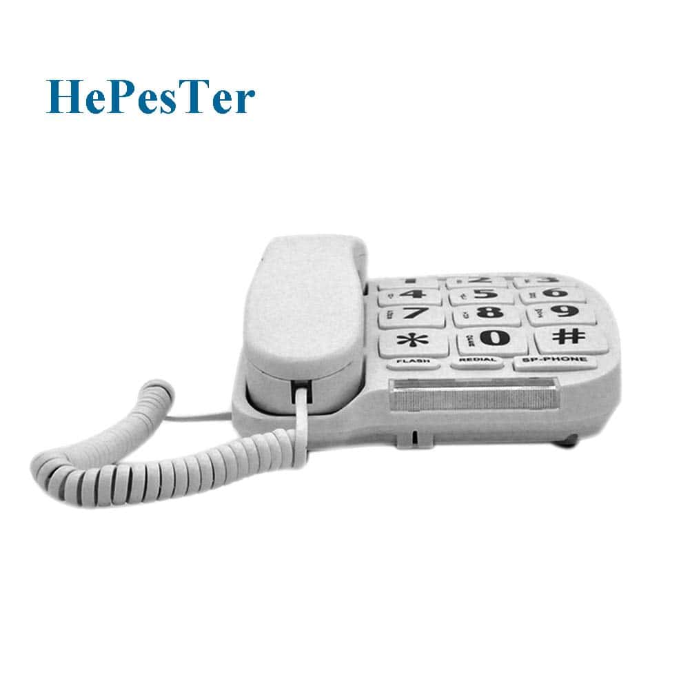 Teléfono de botones grandes HePesTer P-011 para personas - Imagen 8