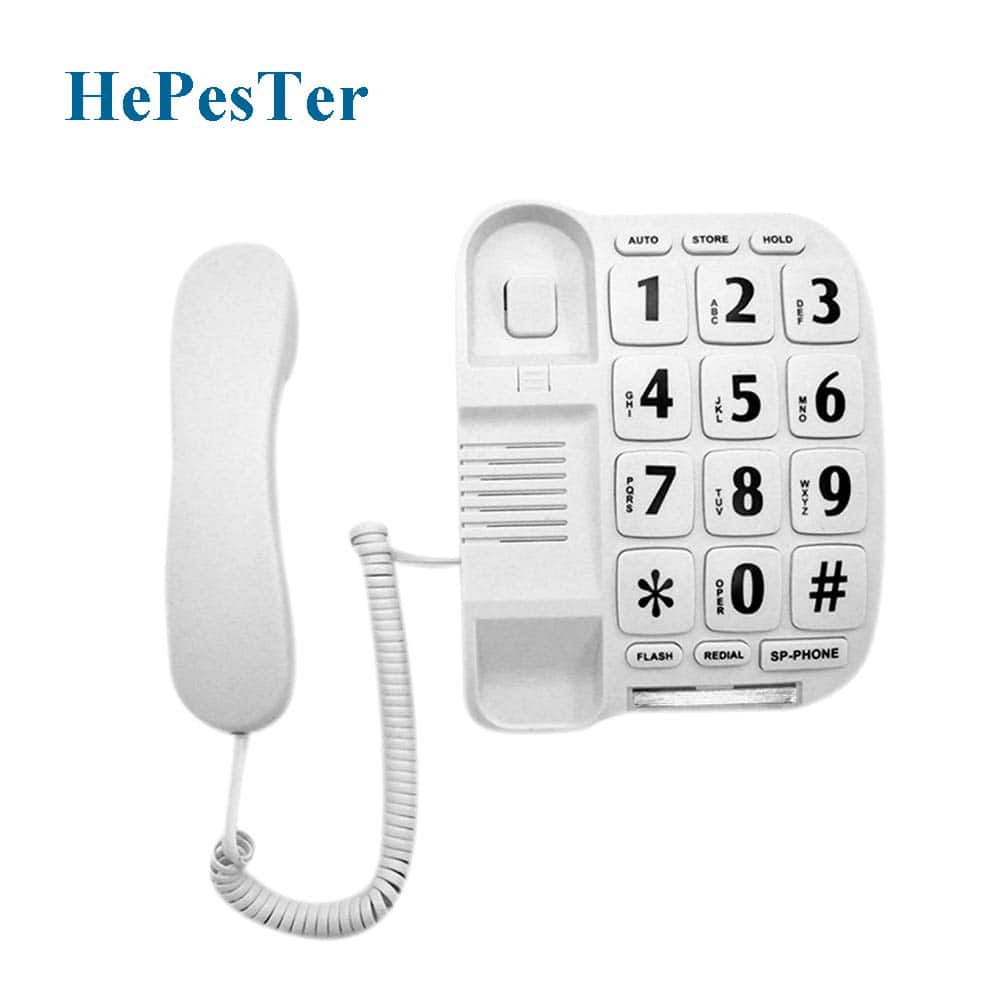 Teléfono de botones grandes HePesTer P-011 para personas - Imagen 7