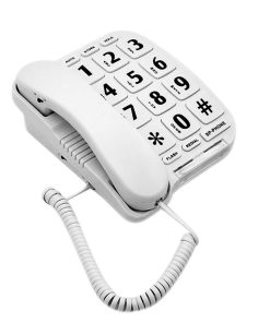 Teléfono de botones grandes HePesTer P-011 para personas