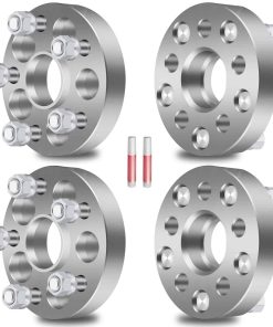 ECCPP 4PCS 5 Lug 1" Adaptadores de Rueda Centrados en el