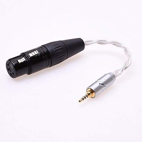 Adaptador de Audio Balanceado Macho de 2.5 mm a Hembra de 4