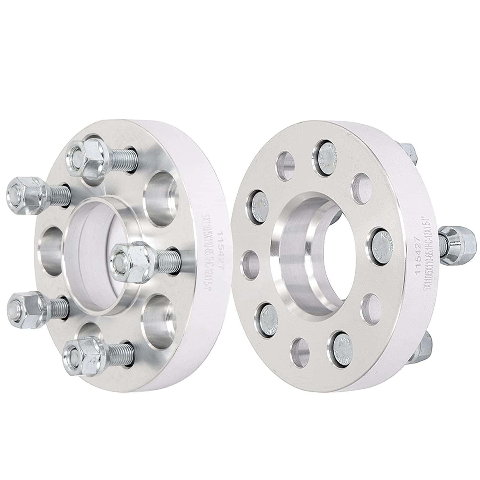 SCITOO 2Pcs Separadores de Rueda 1 pulgada 5x110 Agujero