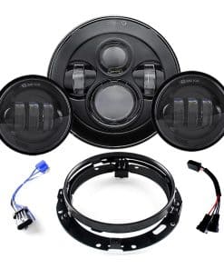 Faros LED para motocicleta de 7 pulgadas SKTYANTS con luces