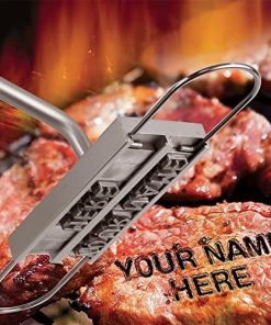 Personalizador de Branding de Carne para BBQ con Letras