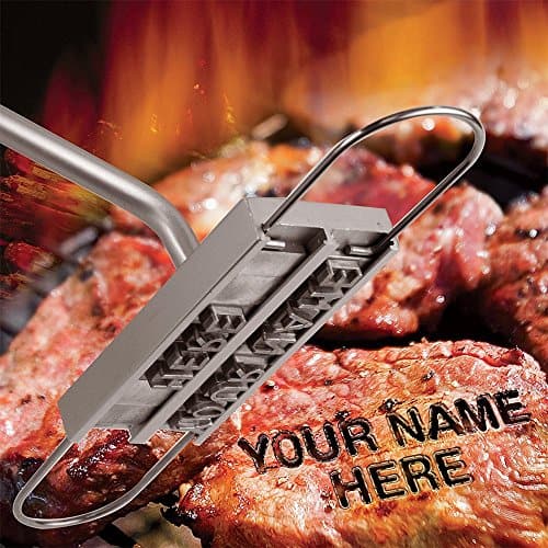 Personalizador de Branding de Carne para BBQ con Letras