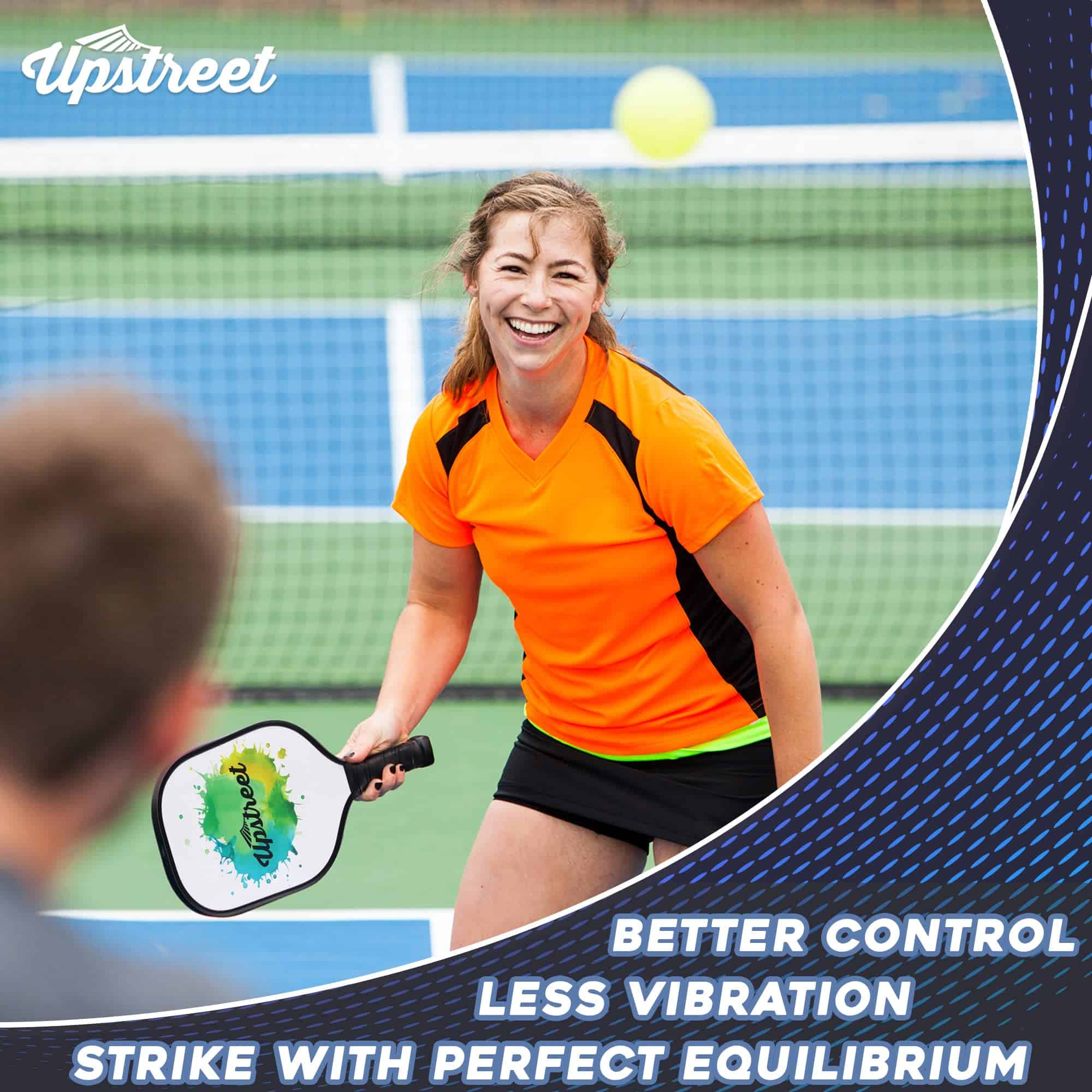 Juego de Palas de Pickleball Upstreet | Dorado Azul Plata - Imagen 3
