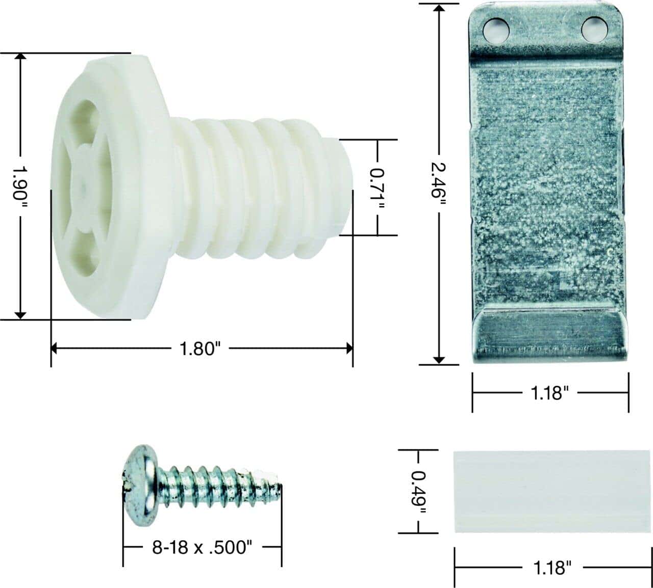 Kit de Apilamiento Whirlpool W10869845 para Secadora - Imagen 4