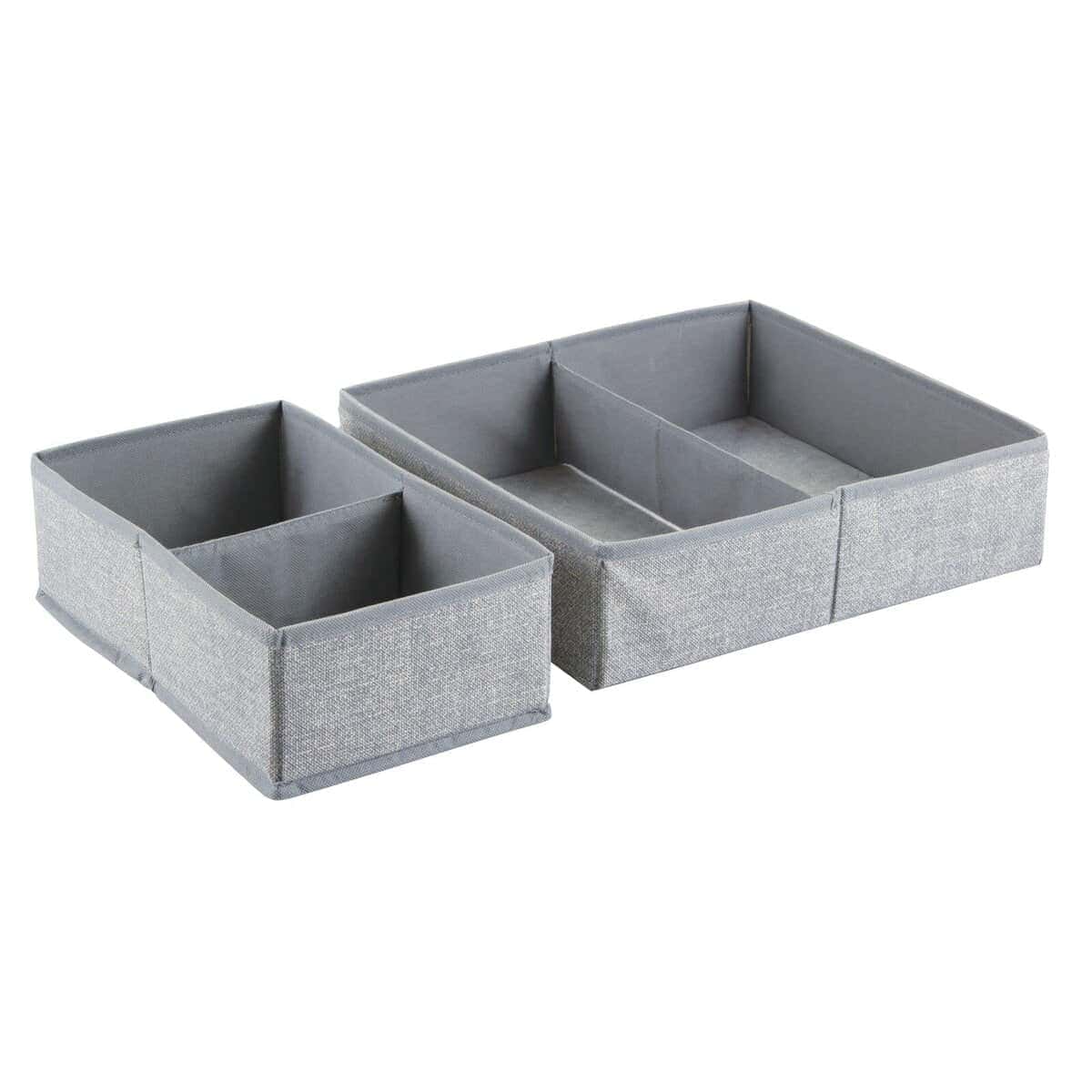 Organizadores de cajones de tela mDesign, para guardarropa - Imagen 9