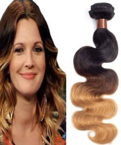 LACKMOON HAIR 18 Pulgadas Brasileño Virgen Ombre Pelo Onda
