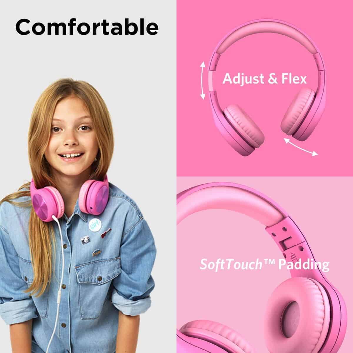 Auriculares para niños con cable LilGadgets Connect+ con - Imagen 3