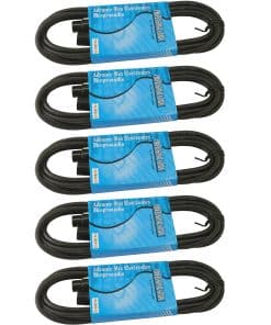 Cable de iluminación DMX de 3 pines XLR de 110 ohmios