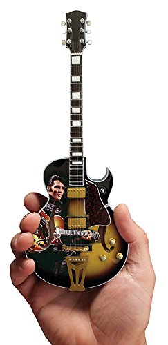 Réplica de guitarra miniatura hueca licenciada de Elvis