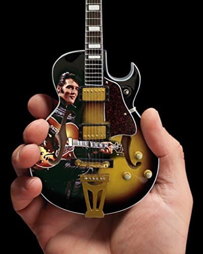 Réplica de guitarra miniatura hueca licenciada de Elvis - Imagen 3