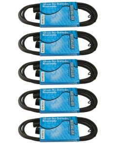 Cable de iluminación DMX de 110 ohmios de 3 pines