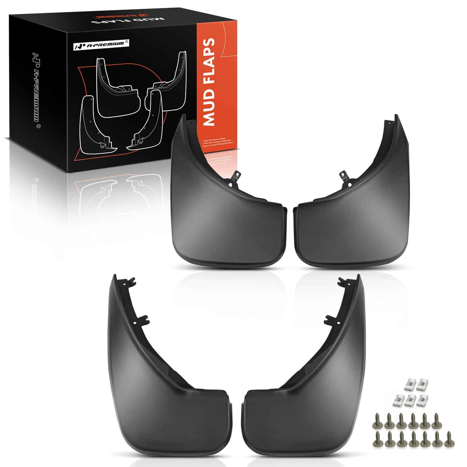 Conjunto de 4PCS de guardabarros a prueba de salpicaduras