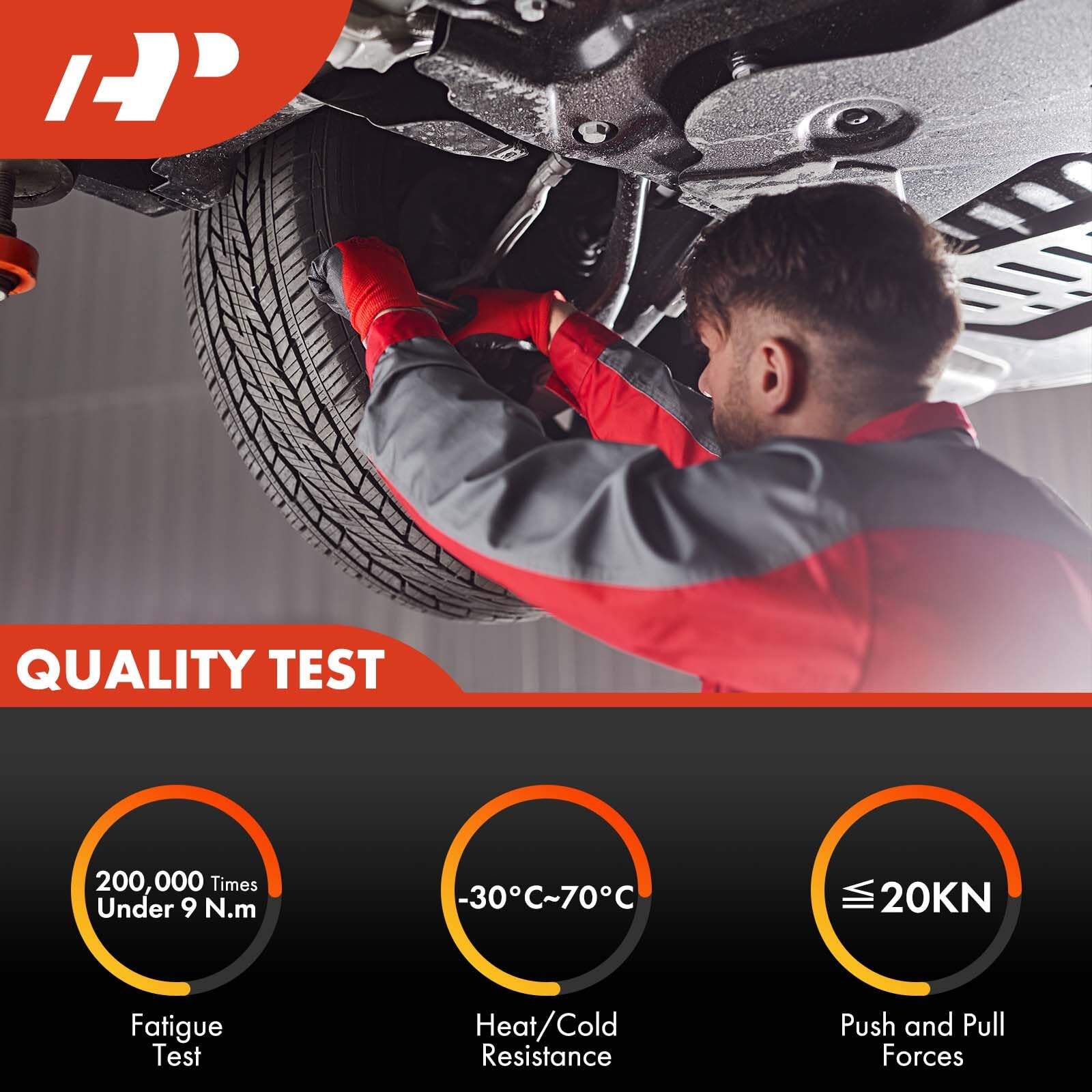 Conjunto de 4, Brazo de Control Inferior Delantero, Buje de - Imagen 8