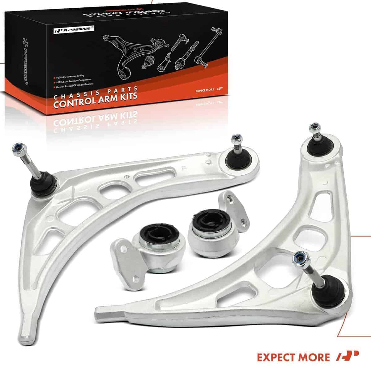 Conjunto de 4, Brazo de Control Inferior Delantero, Buje de - Imagen 10