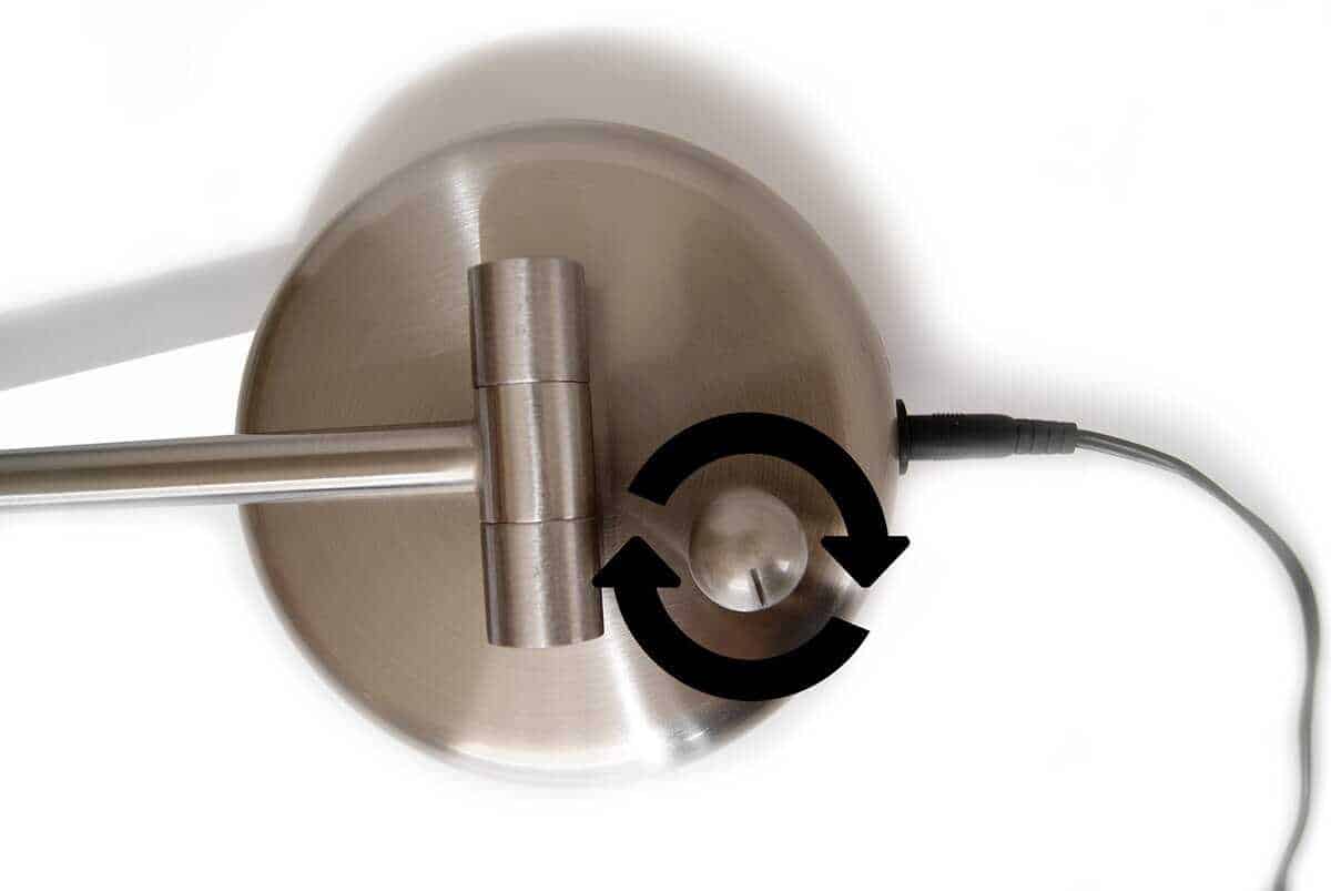 Espejo de Maquillaje con Luz LED Montado en la Pared, - Imagen 8