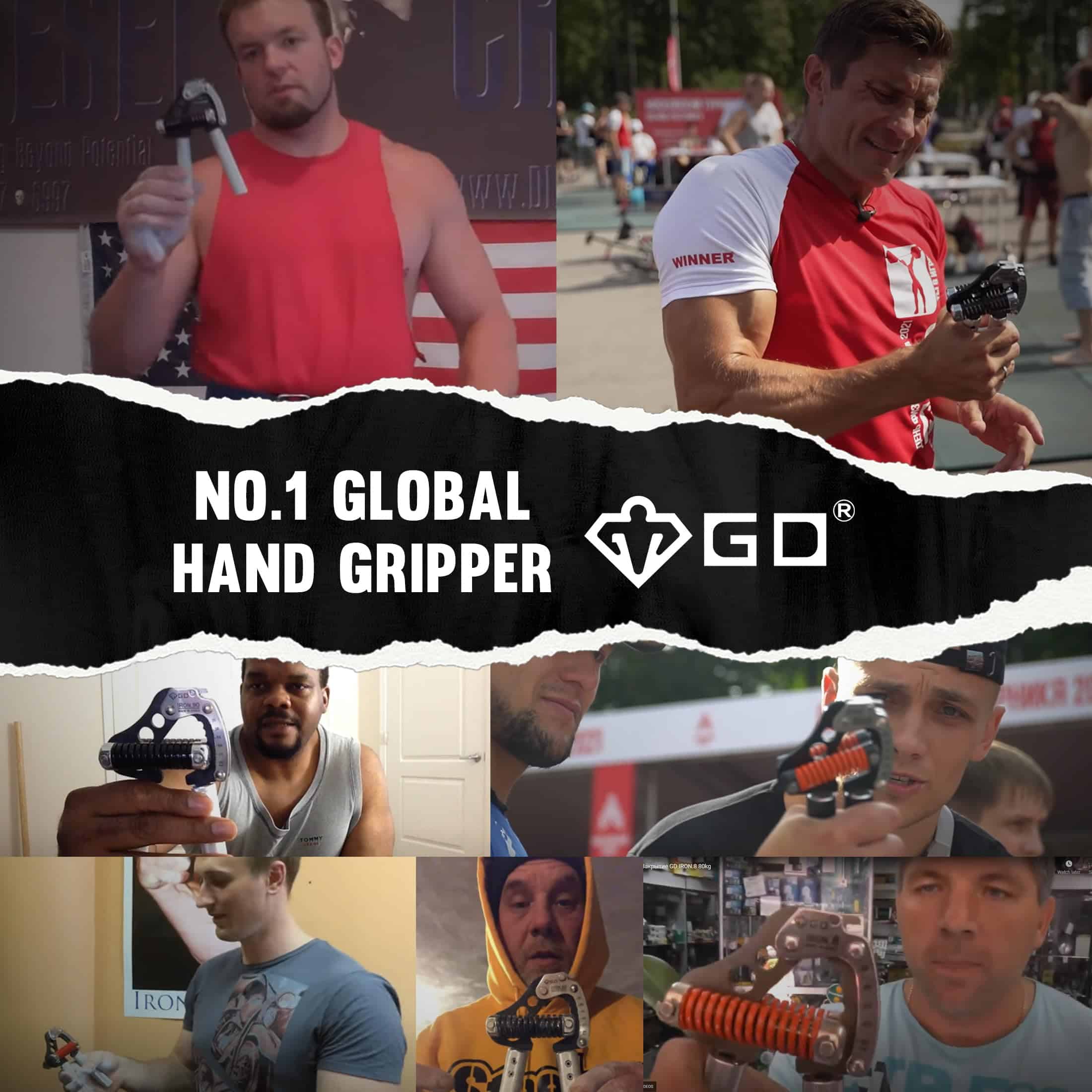 GD IRON GRIP 80.L Aparato Para Fortalecer Agarre Ajustable, - Imagen 3