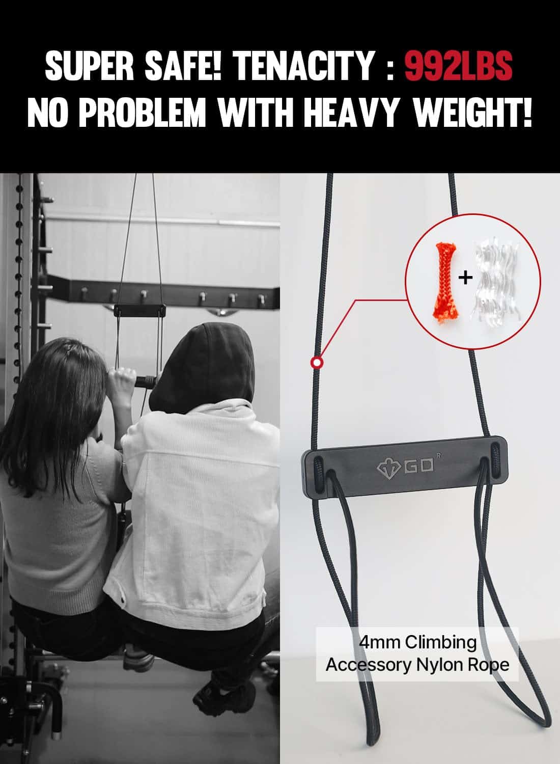 GD Wrist Roller Forearm Blaster - Equipo para Ejercicio de - Imagen 7