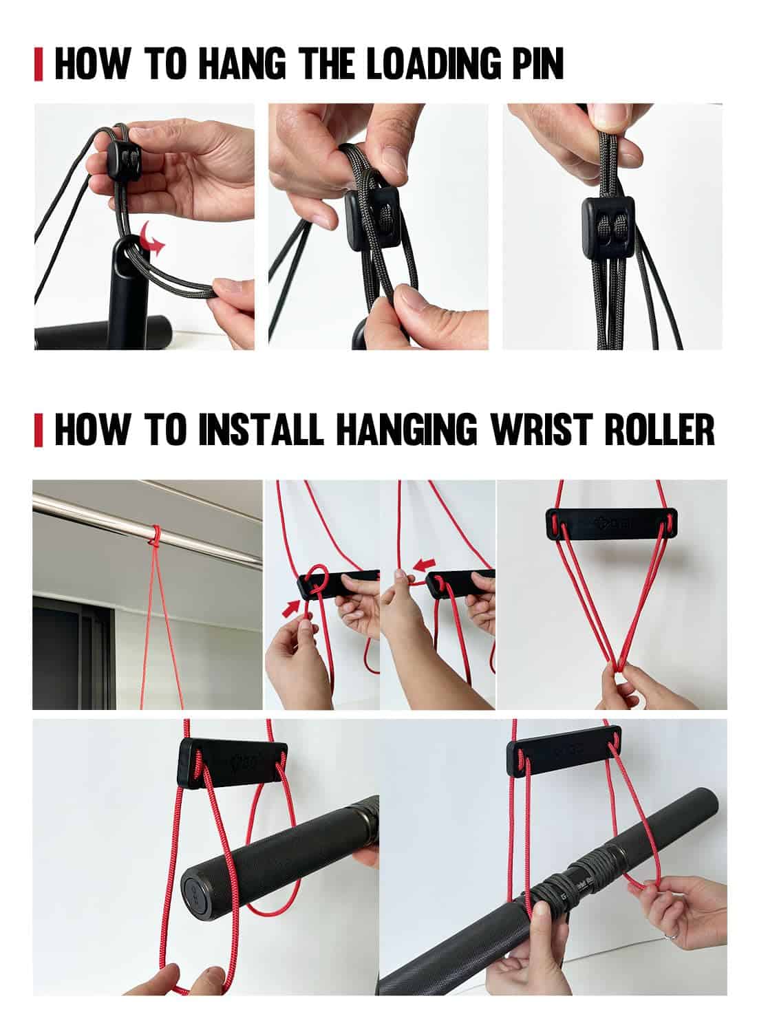 Entrenador de antebrazo GD Wrist Roller V.W Fortalecedor de - Imagen 9