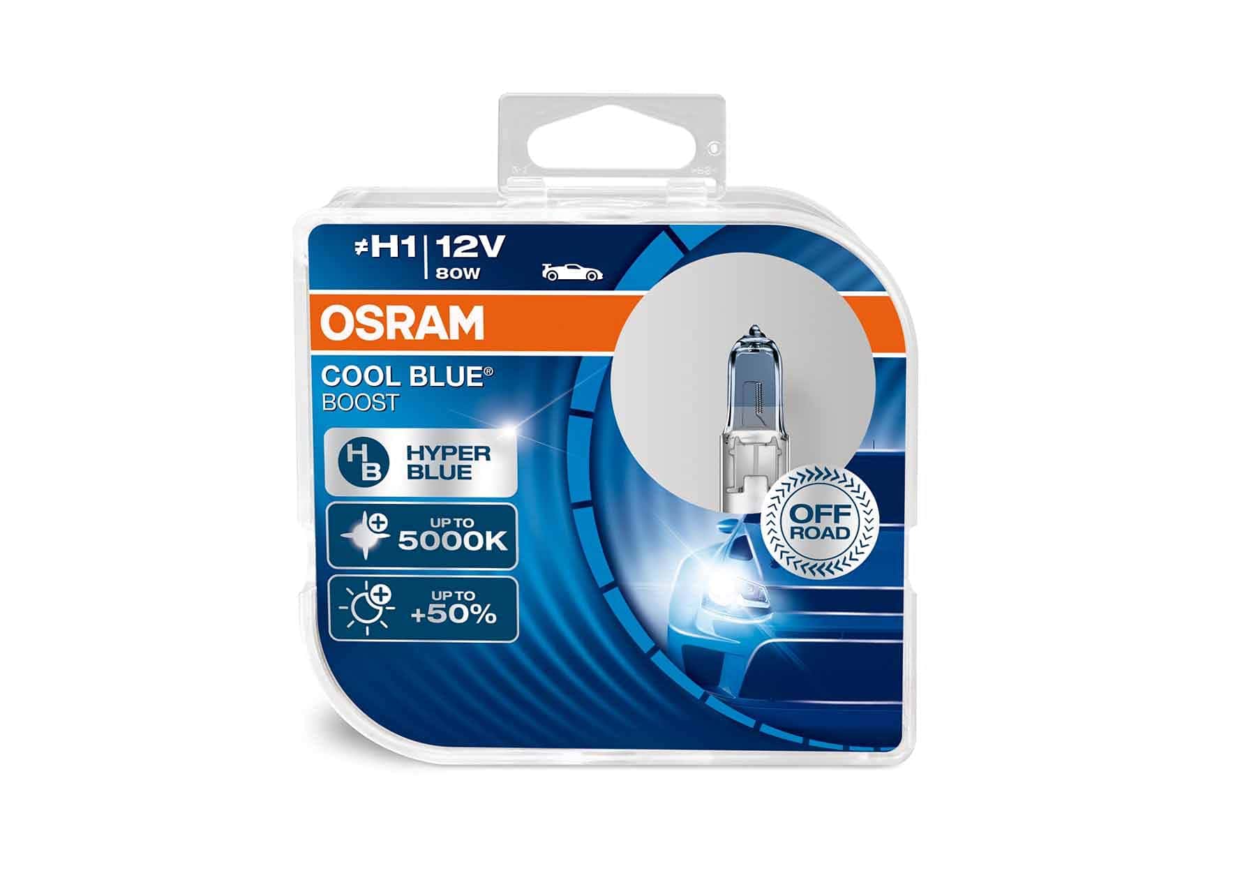 ¡Nuevo! Osram H1 (448) Cool Blue Boost 5000K Hyper Blue - Imagen 5