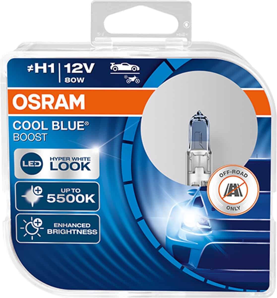 ¡Nuevo! Osram H1 (448) Cool Blue Boost 5000K Hyper Blue