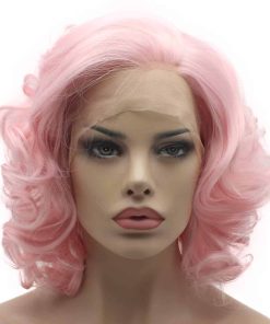 Pelucas de encaje sintético realista de alta densidad con