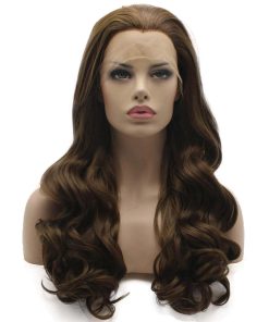 Pelucas Lushy Hair Onduladas Largas 24 pulgadas Marrón