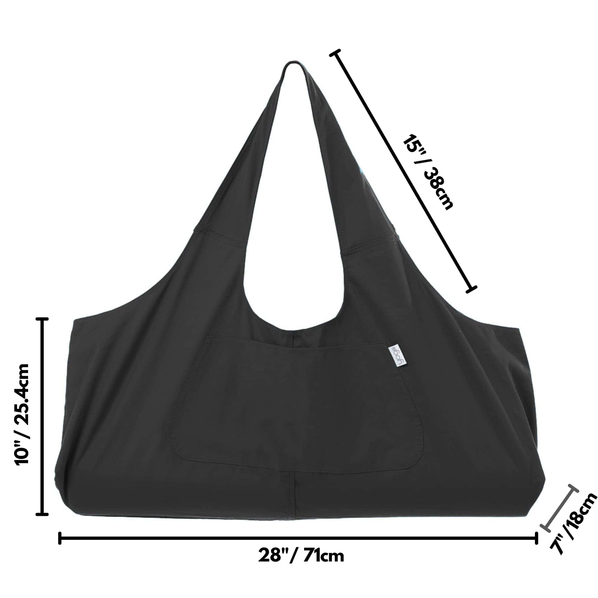 Bolso de Yoga Yogiii | El ORIGINAL -Negro Obsidiana - Imagen 6