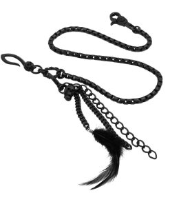 Llavero de Calavera Desmontable con Cadena de Billetera