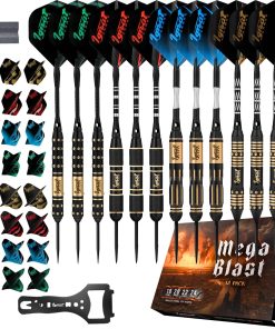 Set de Dardos IgnatGames Steel Tip - 12 Pack Premium 18-24