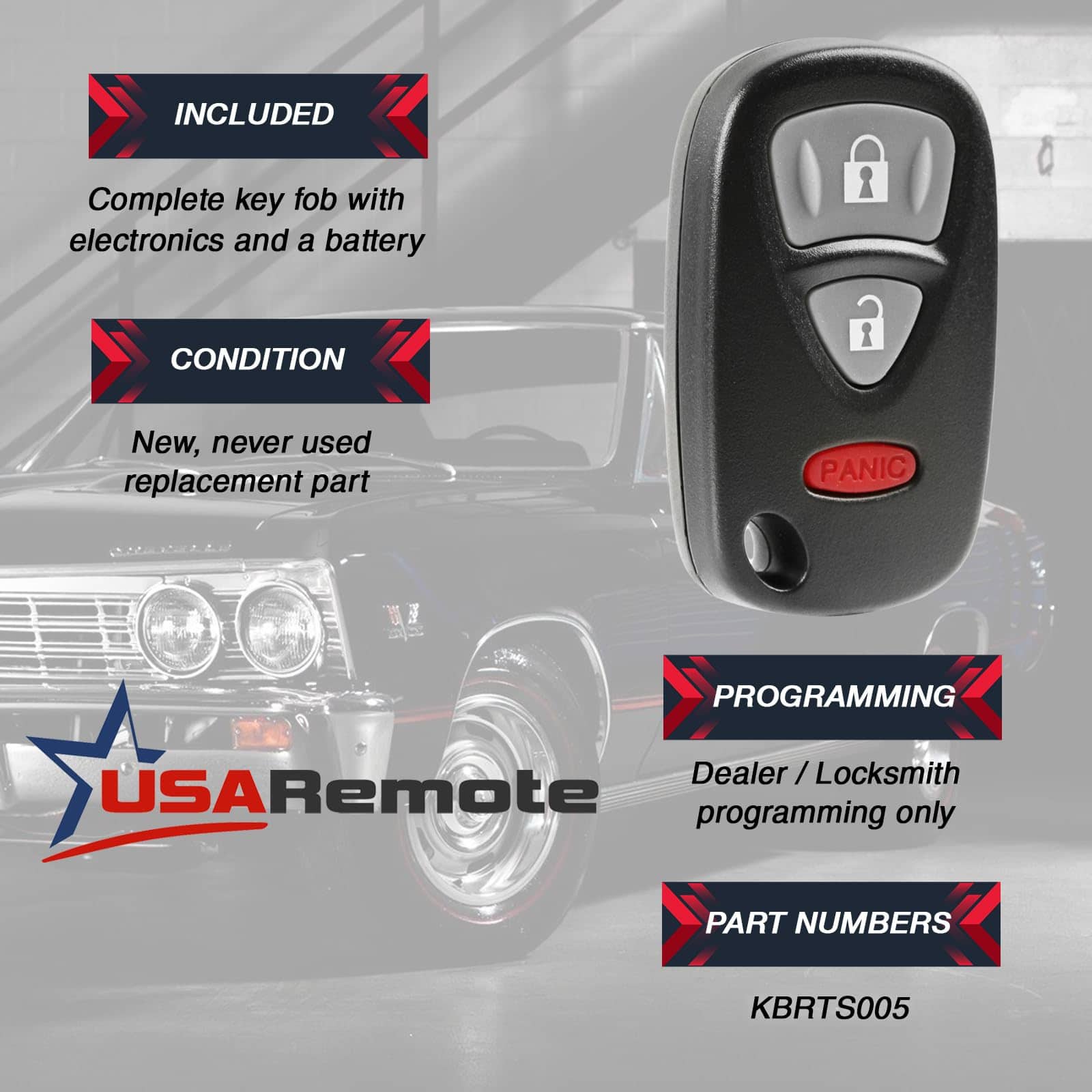 Control remoto de entrada sin llave para llave de automóvil - Imagen 4