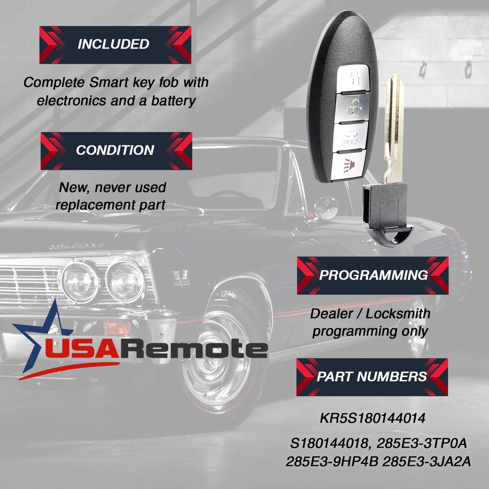 Control Remoto de Entrada Sin Llave para Llave -80144014) - Imagen 4
