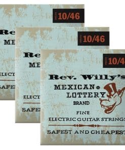 Cuerdas para guitarra eléctrica Dunlop Rev. Willy's 10-46 -