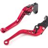 Palancas de Embrague y Freno Cortas de -Rojo
